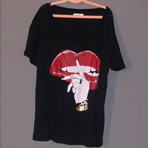 lauren moshi distressed tee